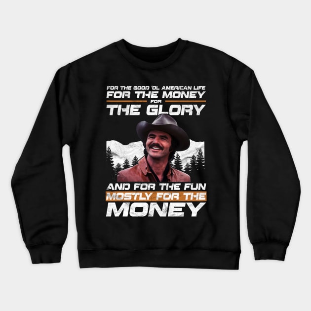 Vintage The Bandit Movies Film Gift For Fans Crewneck Sweatshirt by Crazy Cat Style